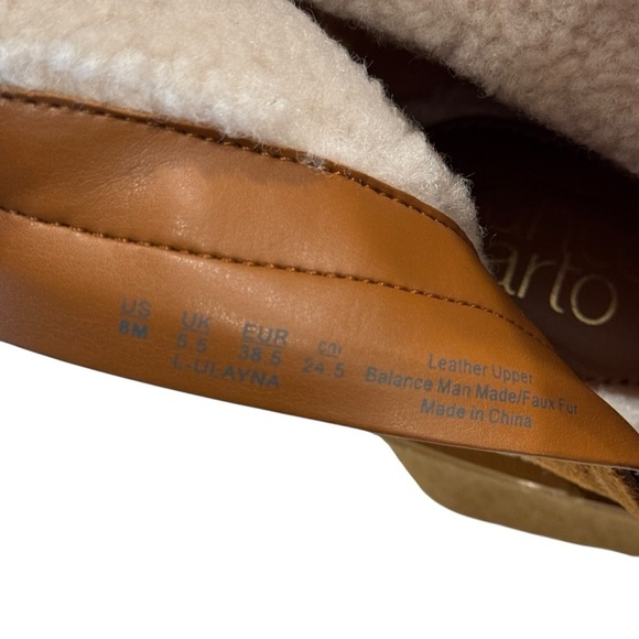 FRANCO SARTO Women's Ulayna Water-Resistant Suede Fleece Wedge Bootie Size 8 - Picture 12 of 12